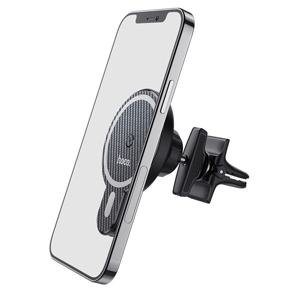 (15W) Magnetic MagSafe Fast Charging Wireless Charger Air Vent Mount Car Cell Phone Holder (15W) Magnetic MagSafe Fast Charging Wireless Charger Air Vent Mount Car Cell Phone Holder
